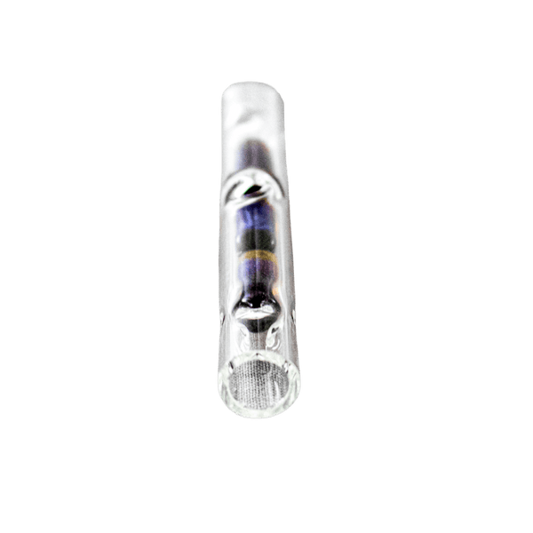 This is a 80mm terp pill stem from HighArtisan available at Ritual. It features three colored terp pills in a glass stem with a carb hole for maximum cooling and pill movement. Compatible with Dynavap tips this glass stem provides great cooling and nice looks.