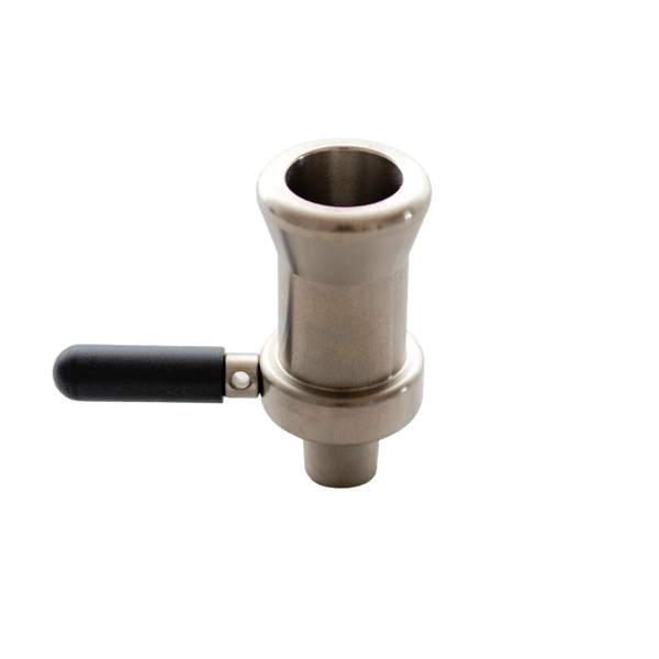 This is the Adapter Stainless Steel Bowl from QaromaShop available at Ritual. Available in 14mm and 19mm each bowl comes with a silicone handle and holds 17mm screens. Compatible with all regular size QaromaShop housings (Taroma OG, Taroma 2.0, Taroma Lite, Qaroma, Ceroma, Baroma OG, Baroma 2.0, Staroma OG, Staroma 2.0). The perfect pair for your preferred ball vaporizer.