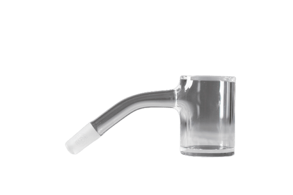 This is the Wide Bottom V2 quartz banger from Banger Supply. Featuring a fully welded construction and wide bottom for maximum size dabs.