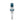 This is the Sparkle Blue High Ariflow (10mm) Dart Whip Mouthpieces by Biting Glass available at Ritual Colorado. These sleek mouthpieces securely fit into your 3/8