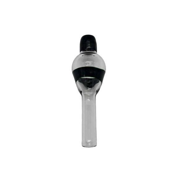 This is the Midnight High Ariflow (10mm) Dart Whip Mouthpieces by Biting Glass available at Ritual Colorado. These sleek mouthpieces securely fit into your 3/8" inner diameter tubing and provide a refined experience.