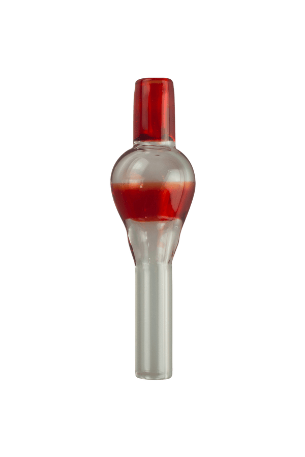 This is the Orange Elvis High Ariflow (10mm) Dart Whip Mouthpieces by Biting Glass available at Ritual Colorado. These sleek mouthpieces securely fit into your 3/8" inner diameter tubing and provide a refined experience.