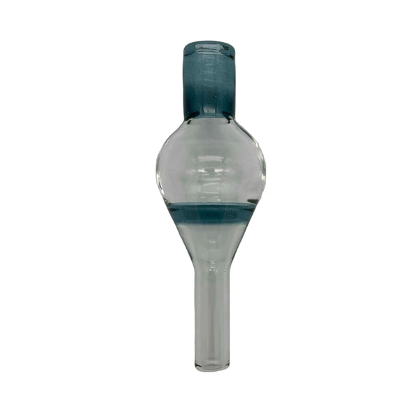 This is the Sparkle Blue High Ariflow (10mm) Dart Whip Mouthpieces by Biting Glass available at Ritual Colorado. These sleek mouthpieces securely fit into your 3/8" inner diameter tubing and provide a refined experience.