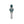 This is the Sparkle Blue High Ariflow (10mm) Dart Whip Mouthpieces by Biting Glass available at Ritual Colorado. These sleek mouthpieces securely fit into your 3/8