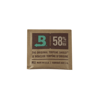 This is a Boveda 58% RH Two-Way Humidity Control Pack available at Ritual Colorado. Perfect for storing your cannabis flower, these packs ensure consistent humidity and are good for up to an ounce of weed.