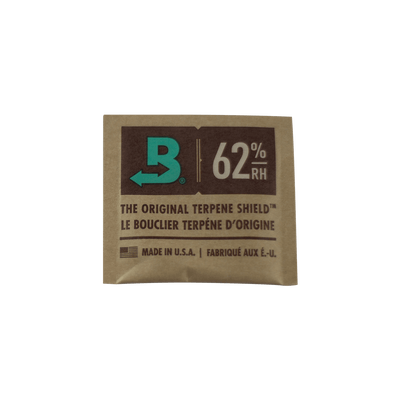 This is a Boveda 62% RH Two-Way Humidity Control Pack available at Ritual Colorado. Perfect for storing your cannabis flower, these packs ensure consistent humidity and are good for up to an ounce of weed.