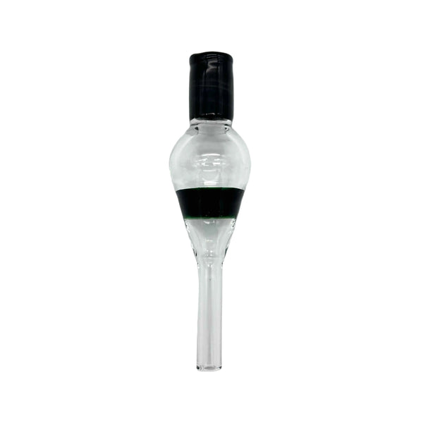 This is the Midnight Regular (7mm) Dart Whip Mouthpieces by Biting Glass available at Ritual Colorado. These sleek mouthpieces securely fit into your 1/4" inner diameter tubing and provide a refined experience.