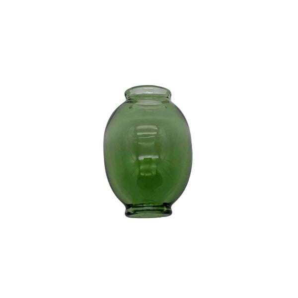 This is the Emerald Handmade Glass Macrame Bead (8mm ID) by Biting Glass available at Ritual Colorado. Hand crafted in Denver, Colorado these sleek beads are the perfect accent for your craft project.