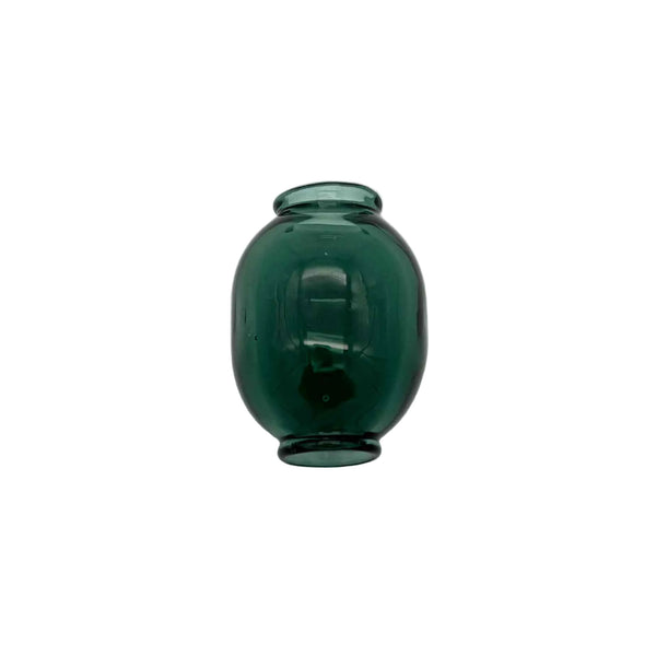 This is the Forest Handmade Glass Macrame Bead (8mm ID) by Biting Glass available at Ritual Colorado. Hand crafted in Denver, Colorado these sleek beads are the perfect accent for your craft project.