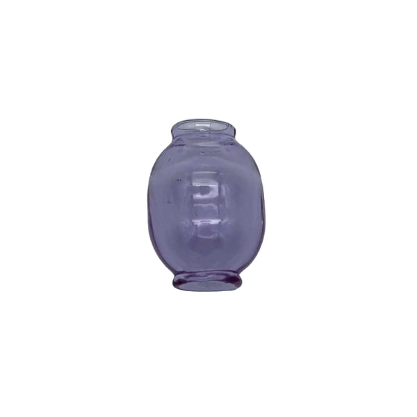 This is the Purple Handmade Glass Macrame Bead (8mm ID) by Biting Glass available at Ritual Colorado. Hand crafted in Denver, Colorado these sleek beads are the perfect accent for your craft project.