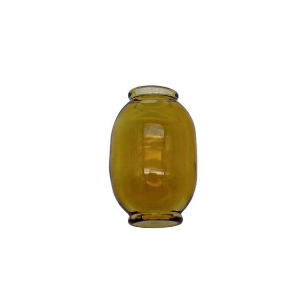 This is the Yellow Handmade Glass Macrame Bead (8mm ID) by Biting Glass available at Ritual Colorado. Hand crafted in Denver, Colorado these sleek beads are the perfect accent for your craft project.