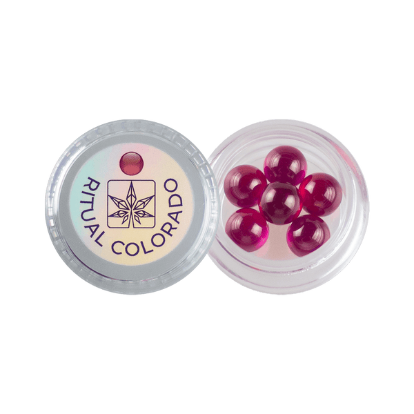 These are 8mm Ruby Terp Pearls available at Ritual Colorado. Offering additional surface area inside your banger or eRig rubies are a great way to upgrade your dab session.