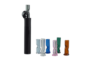 This is the Glass Blender Top for the Puffco Pivot by Ritual Essentials available at Ritual Colorado. Featuring a directional airflow inlet for maximum terp pearl movement and a compact design for cool and powerful rips.