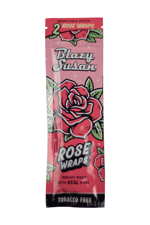 This is a two pack of Rose Wraps from Blazy Susan available at Ritual Colorado. These high quality wraps are infused with real rose extract for a refined smoking experience. 