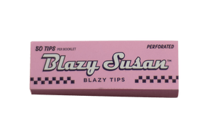 This is a 50-pack of Blazy Tips from Blazy Susan available at Ritual Colorado. These convenient perforated tips make rolling easy and keep you from inhaling any scoobie snacks. 