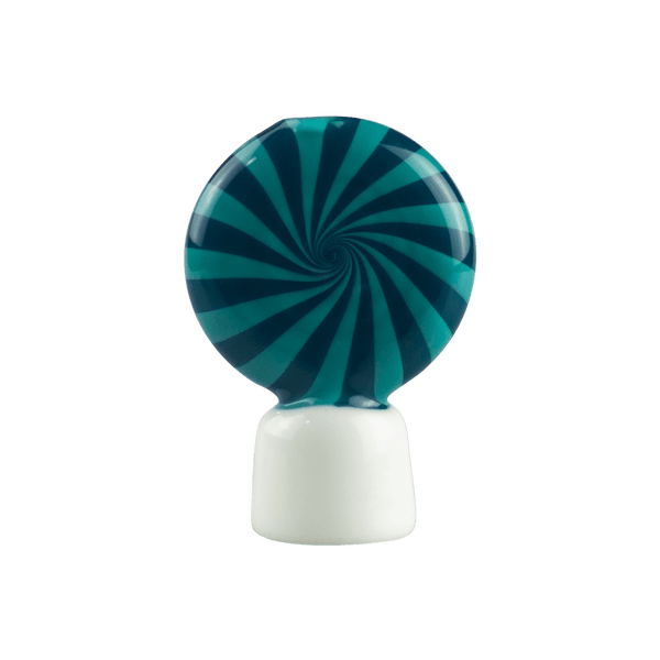 This is the Blue Swirl Disc Chillum by Technicolor Tony available at Ritual Colorado. A stylish one hitter that easily fits in your hand and features stunning colors and a hypnotizing pattern.