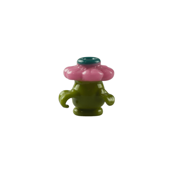 This is the Blush Flower Puffco Pivot Top by Technicolor Tony available at Ritual Colorado. Featuring a directional air hole this is a stylish upgrade for your dab pen.