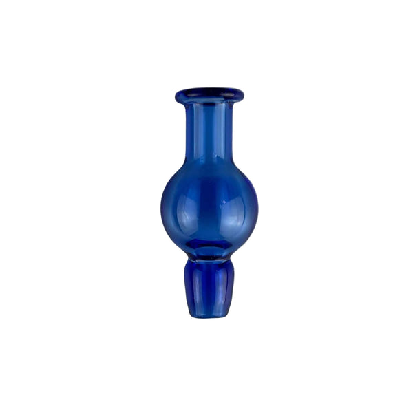 This is the Light Blue Classic Bubble Cap 19mm by Ritual Essentials available at Ritual Colorado. Featuring vibrant colors, a flared handle and a bubble to seal your bangers these sleek carb caps are the perfect upgrade to your dab station.