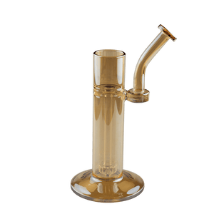 This is the Puffco Proxy Bubbler from Ritual Glass available at Ritual Colorado. It features beautiful electroplated glass and a convenient slot to set your Proxy heating chamber into. Run the proxy engine through water and enjoy cool and satisfying hits from this bong.