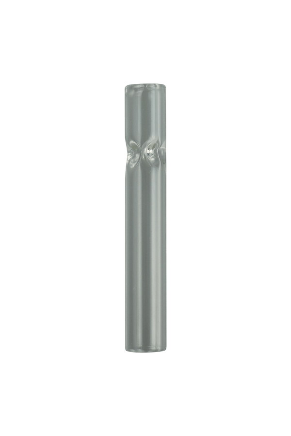 This is the Clear 3-Dimple Glass Chillum by Ritual Essentials available at Ritual Colorado. Available in 3" or 4" lengths and featuring a 12mm diameter this is the perfect one hitter for your adventures.