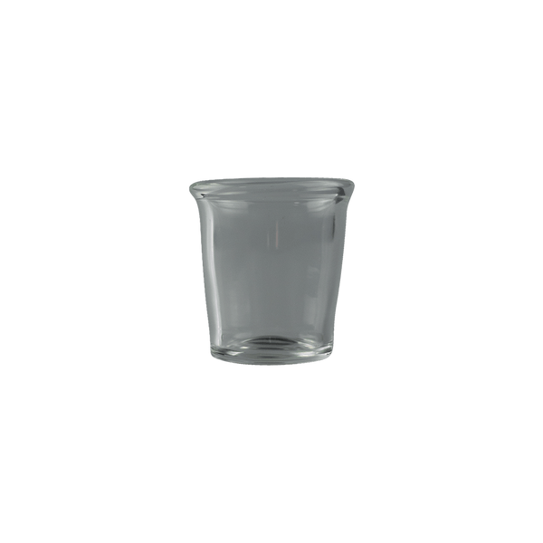 These are Clear Shot Glasses by Technicolor Tony available at Ritual Colorado. Handmade in Denver, Colorado these sleek borosilicate glasses are a fun drinking option.