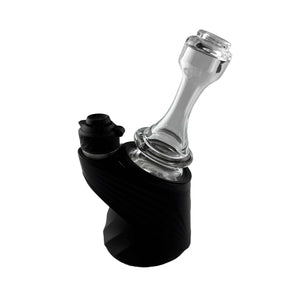 This is the Clear Straight Puffco Peak Dry Top by Technicolor Tony available at Ritual Colorado. A sleek handmade glass upgrade for your eRig featuring clean lines and clear glass.