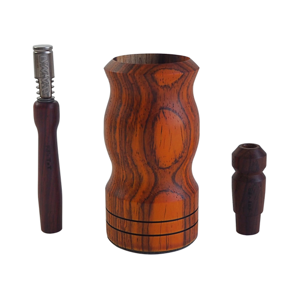 This is Ed's TnT Special Edition WoodScents AromaLog in Cocobolo wood available at Ritual. Shown with the two included cocobolo stems. 