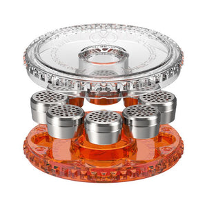 This is the Dosing Capsule Magazine by Storz & Bickel available at Ritual Colorado. Featuring room for 8 dosing caps this convenient holder allows you to swap bowls while on the go.