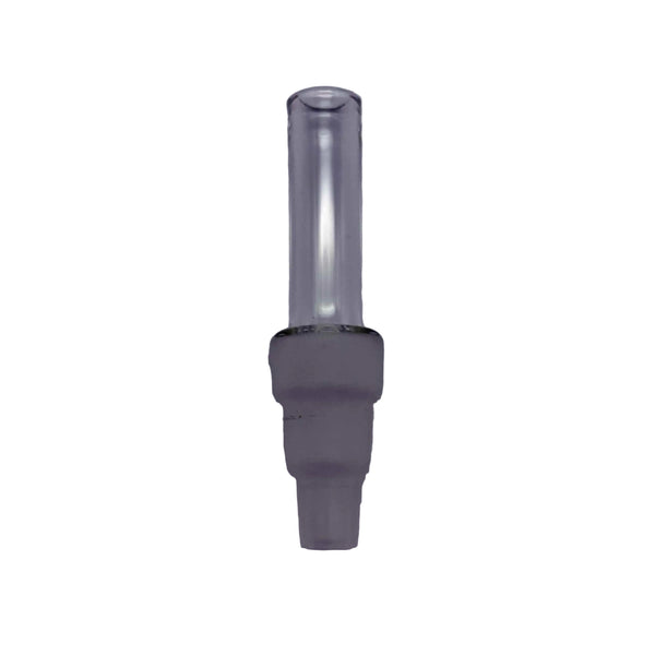 This is the 10/14/19mm Water Wand from Ritual Co. available at Ritual Colorado. It features a Dynavap-compatible tip on one end with a 10/14/19mm connection on the other for easy water-filtered hits. A nice glass accessory providing pure flavor from your dynavap thermal extraction device.
