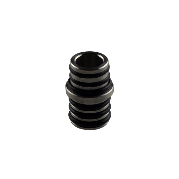 This is the Crafty+/Mighty+ to Dynavap adapter gasket available at Ritual Colorado. It connects into your Storz & Bickel Crafty+ or Mighty+ mouthpiece slot and features compatibility with 8mm stems or dynavap bodies on the other side. Enjoy maximum cooling from your portable dry herb vaporizer with this nifty attachment.