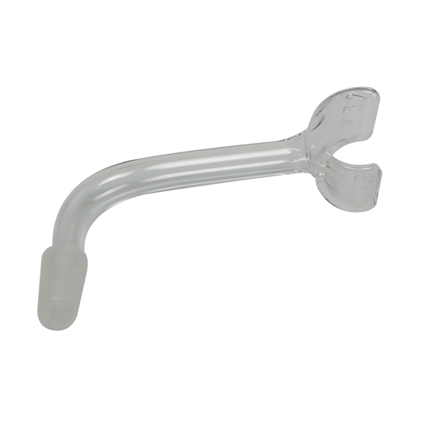 This is the 90 Degree joint angle Claw Base from Evan Shore Bangers available at Ritual. Made from American quartz, featuring an interchangeable claw attachment. This Claw attachment is great for the heady quartz collectors and dab connoisseurs.
