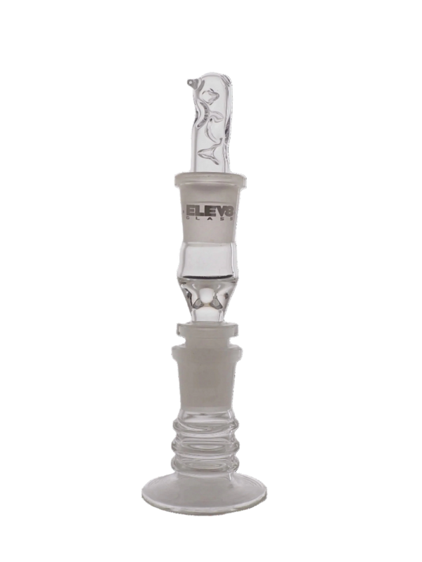 This is the Elev8r torch vehicle by Elev8 Glass available at Ritual. Pictured on a glass stand.