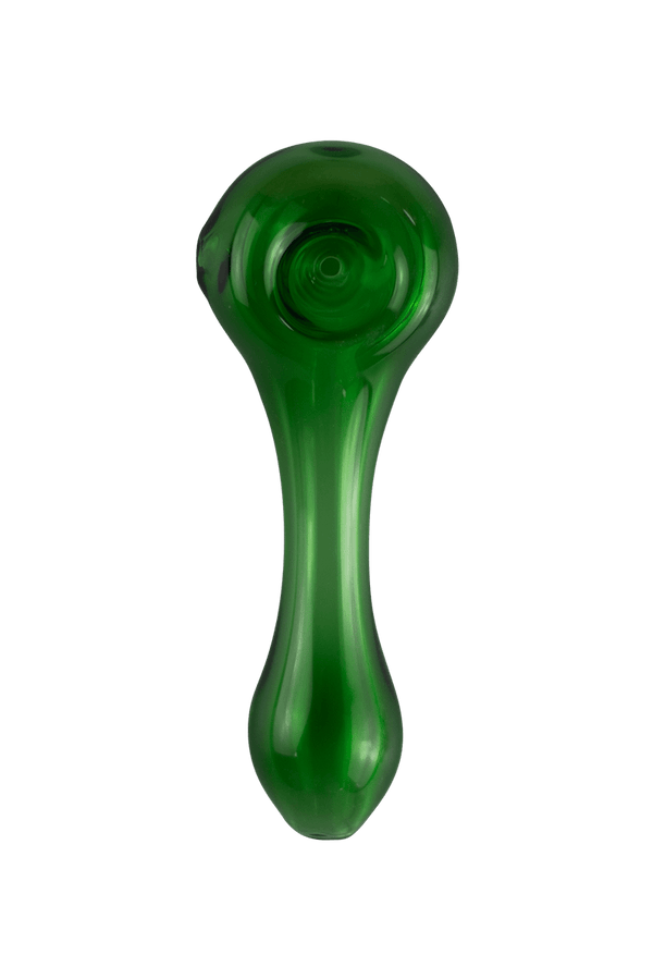 This is the Emerald Classic Spoon Pipe by Ritual Essentials available at Ritual Colorado. Featuring a built-in bowl, carb and flared mouthpiece this is a beautiful American pipe for a great price!