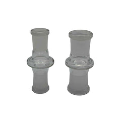 These are Female-to-Female Glass Adapters (14mm & 19mm) available at Ritual Colorado. Featuring two female connections these are convenient adapters allowing you to use your full glass collection.