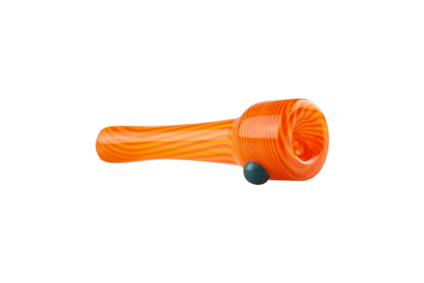 This is the Fire & Agua Chillum by Technicolor Tony available at Ritual Colorado. A sleek one hitter featuring clean colorful lines and a refined shape, made here in Denver, Colorado.