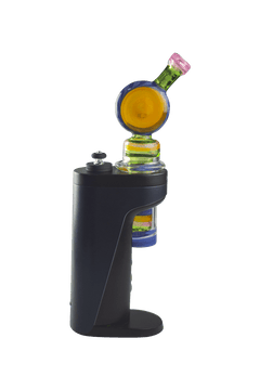 This is the Linework Switch 2 Wet Top by Technicolor Tony available at Ritual Colorado. Featuring tons of vibrant colors accented by detailed purple linework sections for a one-of-a-kind upgrade to your Dr. Dabber eRig.