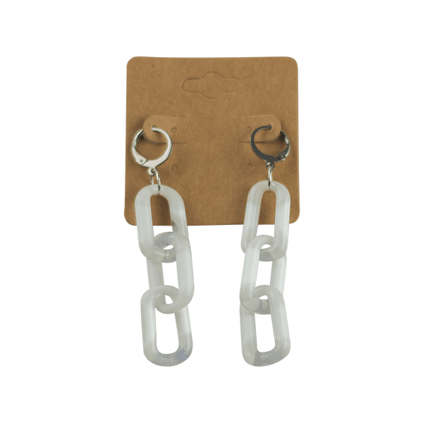 Glass Chain Earrings