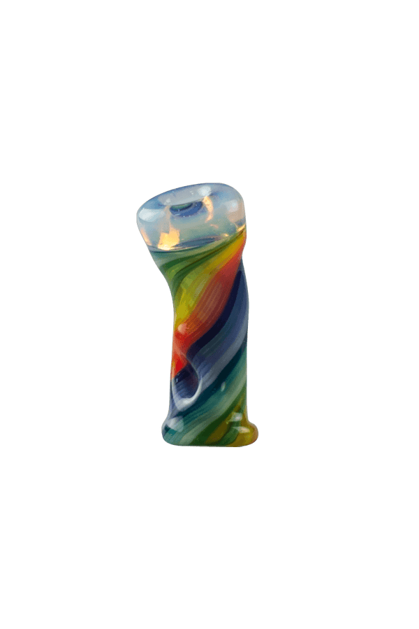 This is the Ghost Rainbow Swirl Glass Pivot Dry Top by Technicolor Tony available at Ritual Colorado. Perfect for the Puffco Pivot these heady tops add fun color and style to your dab pen.