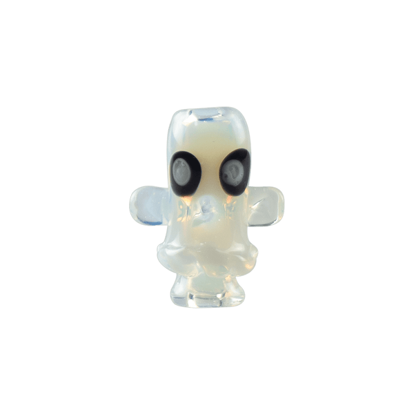 This is the Ghostie Guy Puffco Pivot Dry Top by Technicolor Tony available at Ritual Colorado. Featuring an angled air hole this is a fun and functional upgrade to your dab pen.