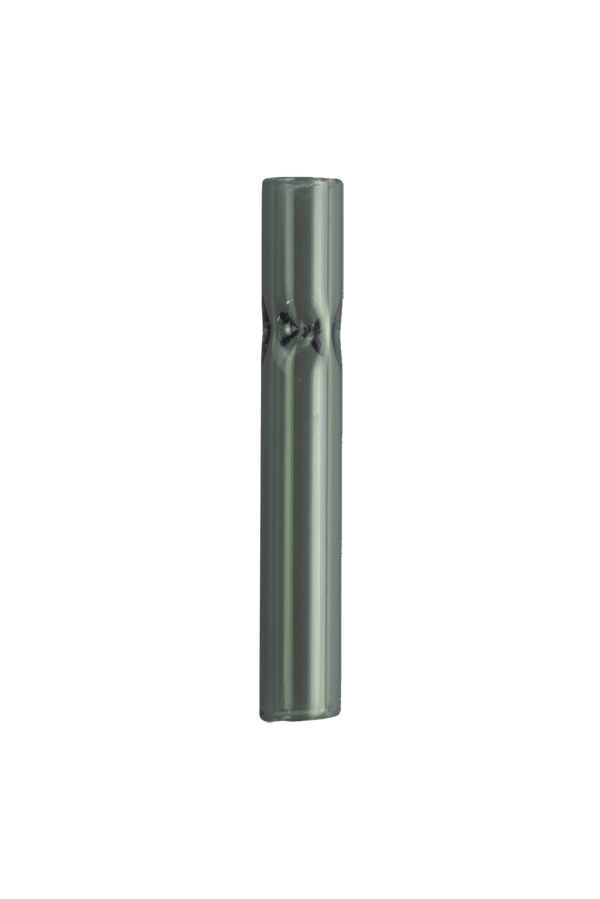This is the Grey 3-Dimple Glass Chillum by Ritual Essentials available at Ritual Colorado. Available in 3" or 4" lengths and featuring a 12mm diameter this is the perfect one hitter for your adventures.