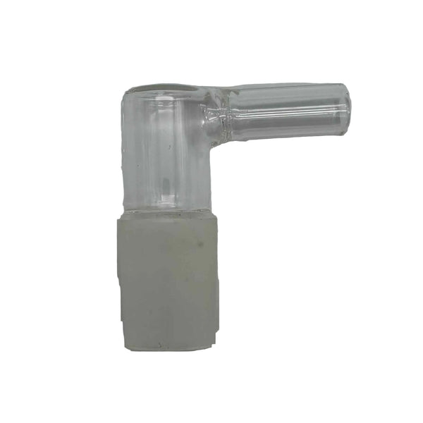 This is a 19mm High Airflow Glass Whip Adapter available at Ritual Colorado. These adapters fit High Airflow size (3/8" inner diameter) flexible whip tubing and are also compatible with Volcano Hybrid tubing.