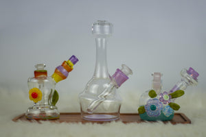 This is a collection of heady mini bubblers from Technicolor Tony's available at Ritual Colorado. 