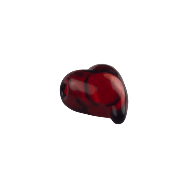 This is the glass Hollow Heart Pendant by Technicolor Tony available at Ritual Colorado. A beautiful red glass heart made here in Denver, Colorado perfect for a necklace or bracelet.