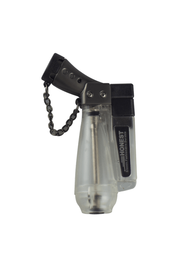 This is a refillable butane Jet Torch by Honest available at Ritual Colorado. Featuring an ergonomic shape, removable cap and adjustable flame size for convenient Dynavap and Vapman operation.