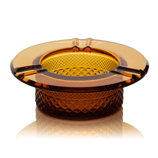 This is the Amber Twenties Collection Ashtray from Jane West available at Ritual Colorado. Featuring vibrant colors and fun vintage details this is an awesome glass ashtray.