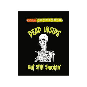 This is the Dead Inside But Still Smokin' Halloween Cannabis Greeting Card by KushKards available at Ritual Colorado. Featuring an included one-hitter these are a great stoner gift. 