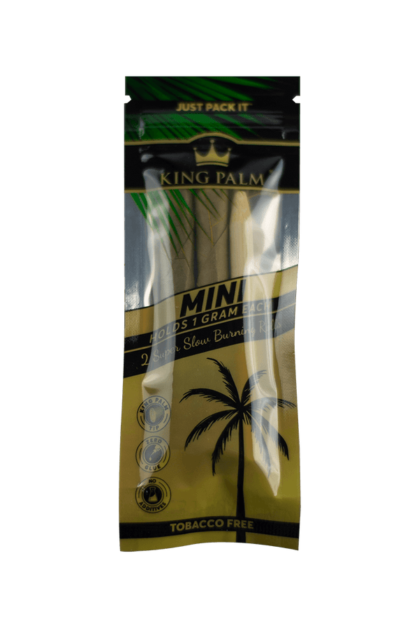 This is a 2 Pack of Leaf Tubes Mini Rolls from King Palm available at Ritual Colorado. Packed with a Boveda pack for fresh rolls every time, these pre-rolled tubes hold up to 1G and include a wooden tamp for the perfect pack.