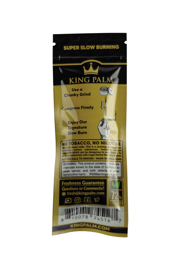 This is a 2 Pack of Leaf Tubes Mini Rolls from King Palm available at Ritual Colorado. Packed with a Boveda pack for fresh rolls every time, these pre-rolled tubes hold up to 1G and include a wooden tamp for the perfect pack.