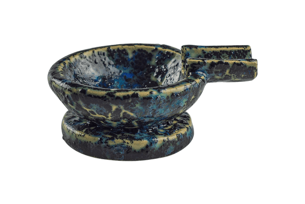 This is the Kauai ceramic ash tray from Jaxel's Art available at Ritual Colorado. It features an extended arm perfect for holding your joint, dynavap or whip mouthpiece. Check out all the beautiful one-of-one ceramic products from Jaxel's Art and let us know if you're ever interested in a custom creation.