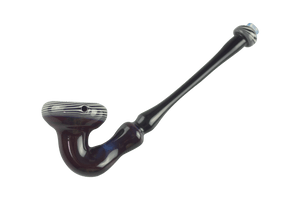 This is the King Sherlock Pipe by Technicolor Tony available at Ritual Colorado. A large hand pipe with clean lines and subtle color work for a one-of-one piece of glass art work.